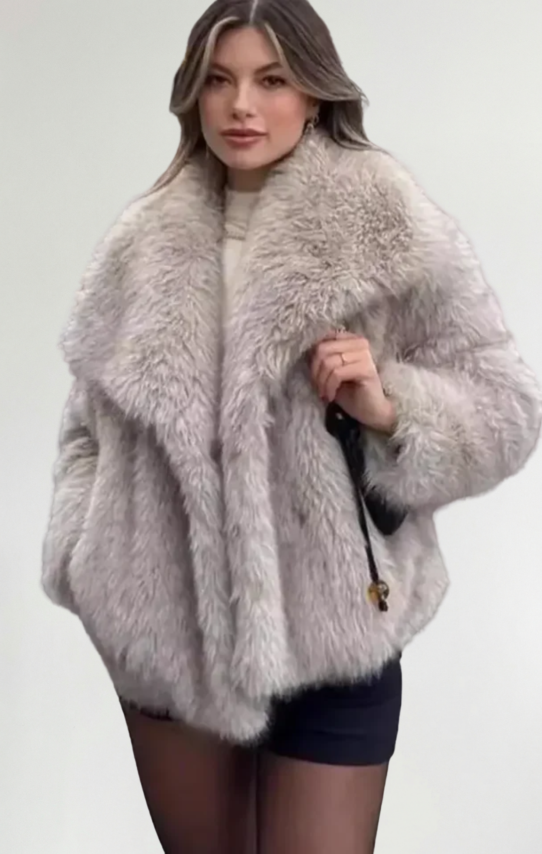 Julia |Chaqueta de cuello peludo