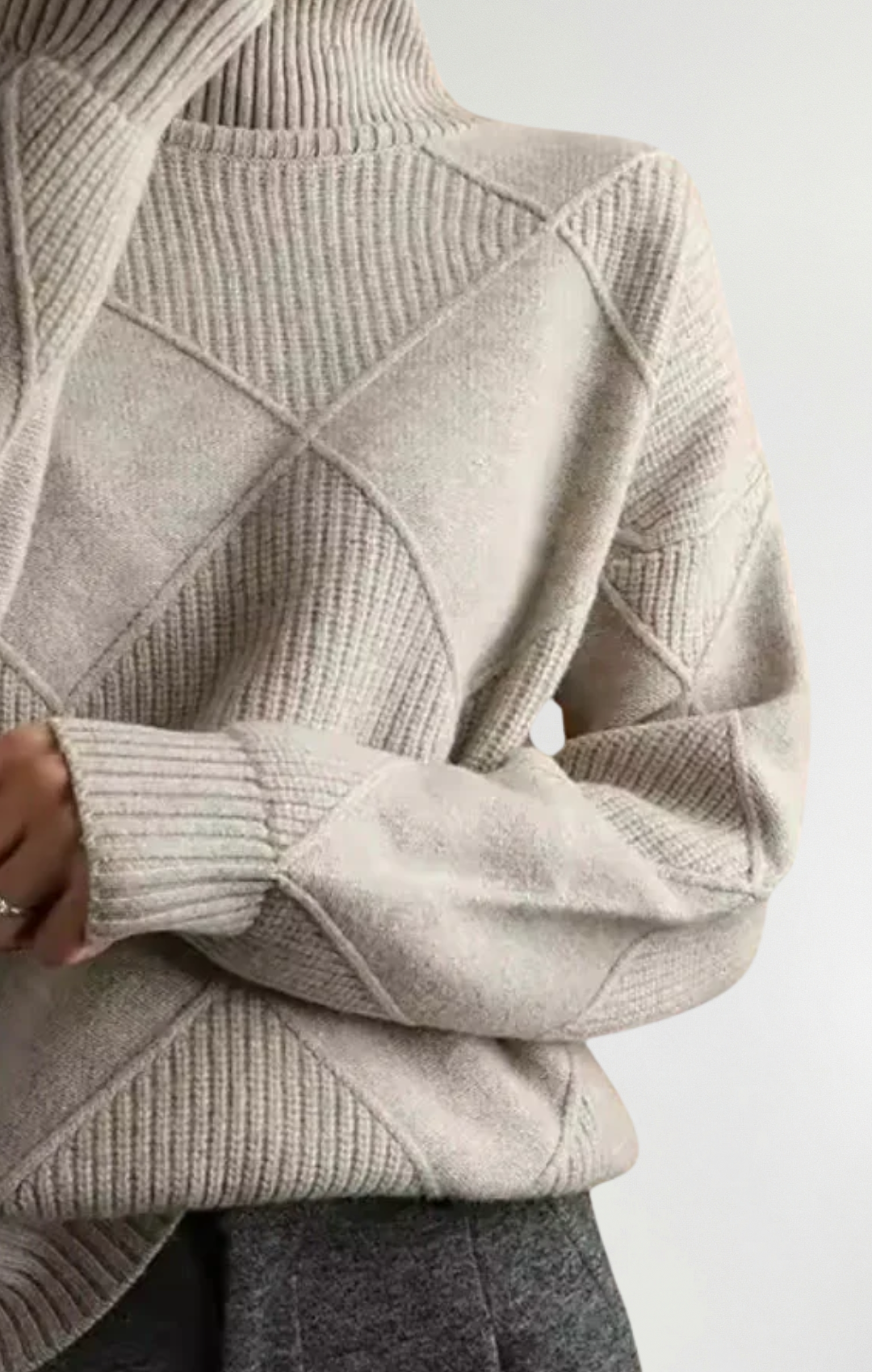 Ángela | Suéter de cuello alto