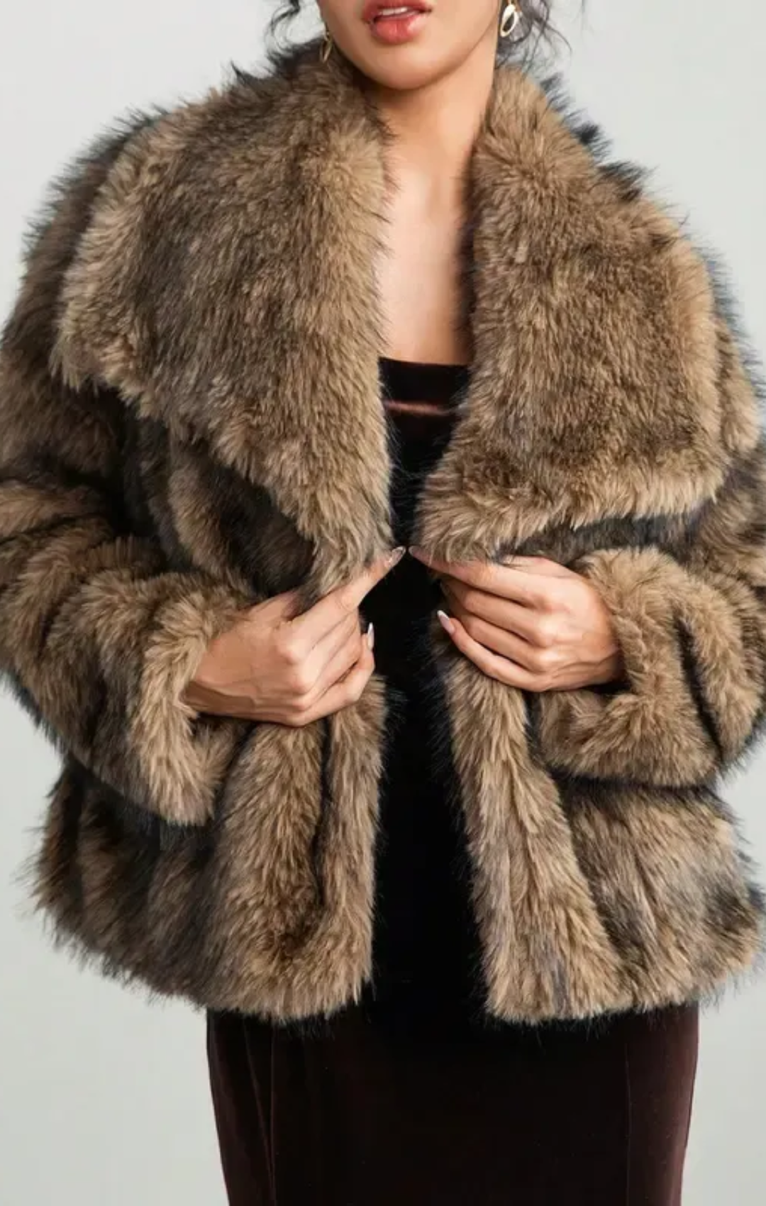 Julia |Chaqueta de cuello peludo