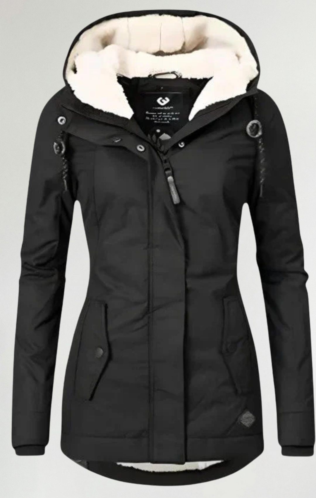 MARÍA – Chaqueta de Invierno Impermeable con Capucha