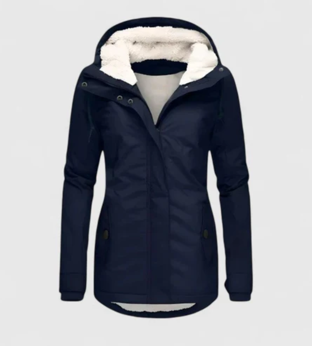 MARÍA – Chaqueta de Invierno Impermeable con Capucha
